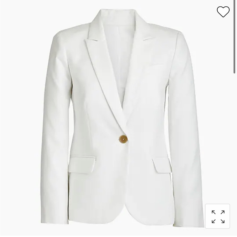 J crew white blazer